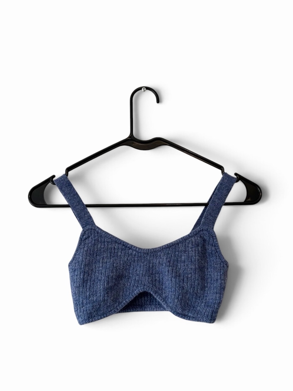 Camila Coelho Adelie Knit Bralette - Blue - Picture 2 of 7